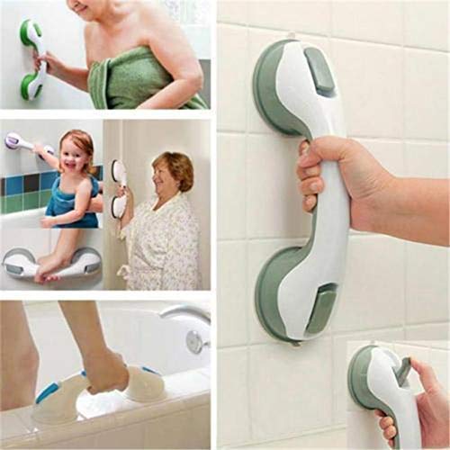 Grab Bar 12" Balance Assist Bar - Suction Shower Bath Handle (Set of 2) - Image 4