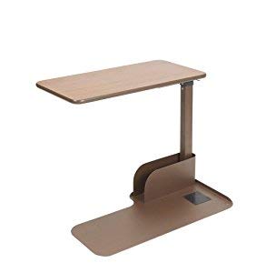 HEALTHLINE Home Adjustable Right Side Bedside Table Overbed Tray - Image 4
