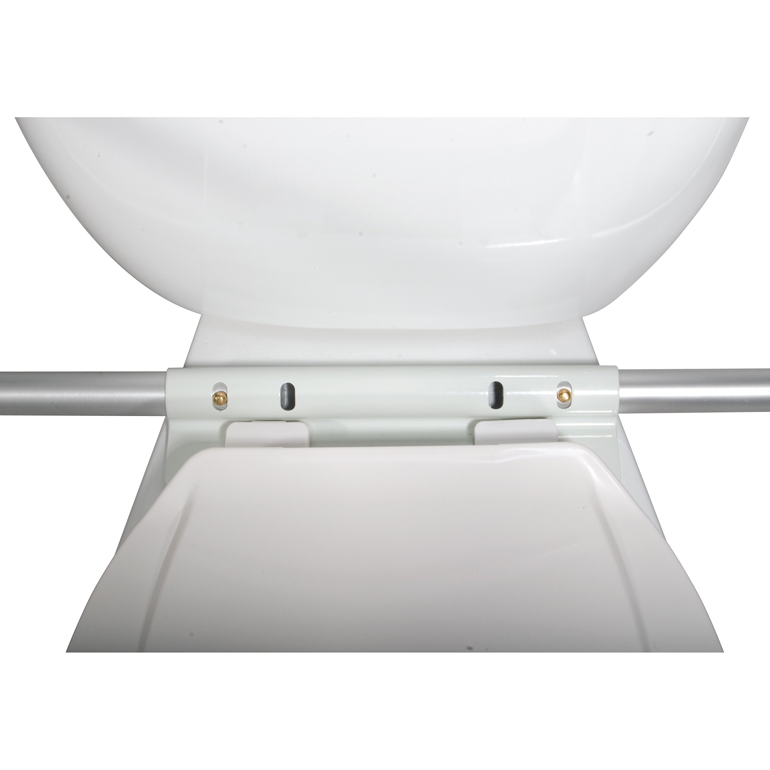 HEALTHLINE Toilet Safety Frame, Bathroom Safety Rail with Toilet Seat Assist Handrail Grab Bar, Medical Supply for Elderly, Adjustable Legs and Arm - Image 4