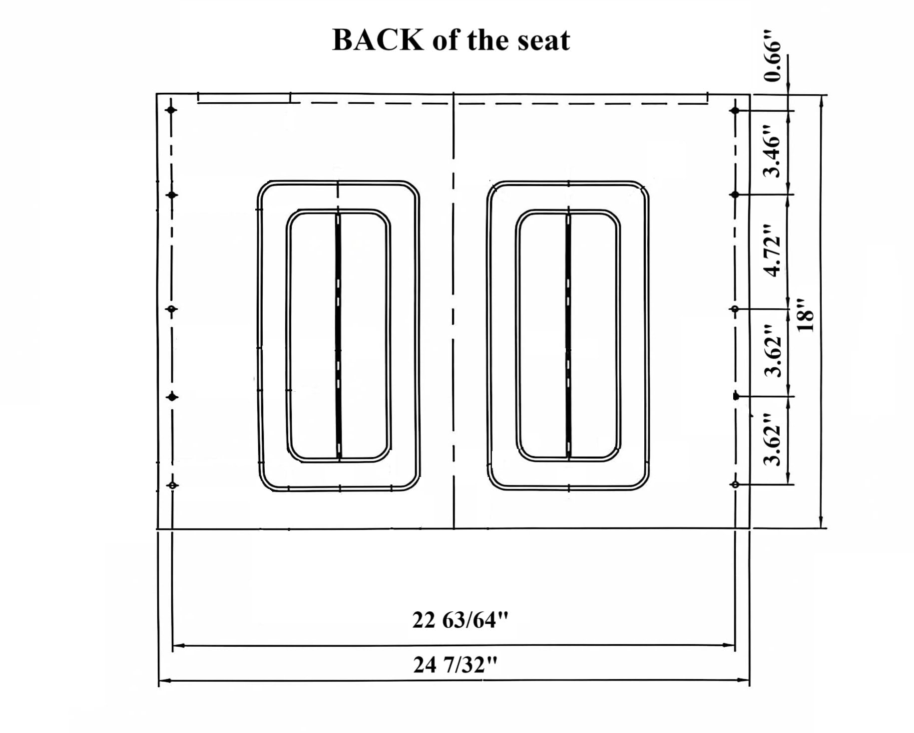 HEALTHLINE Universal Wheelchair Seat Upholstery Vinyl, Padded Wheelchair Replacement Seat Cover, Seat Cushion Fits Most Wheelchairs, Black (24 x 18) Trading - Image 4