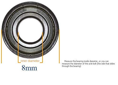 Walker Rollator Replacement 7.5" Wheels Black (1pis) (FRONT 1) - Image 4